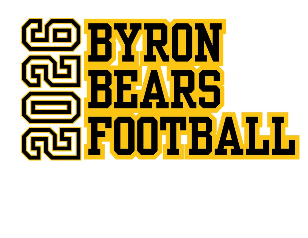 Byron football car decal