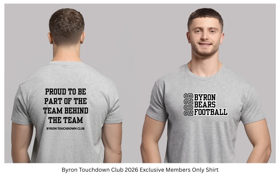 Byron Touchdown Club shirt